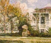 William Woodward Woodward House, Lowerline and Benjamin Streets china oil painting artist